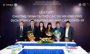 Quỹ Đổi mới sáng tạoVingroup tài trợ tức thời 3 dự án nghiên cứu phòng chống Covid-19
