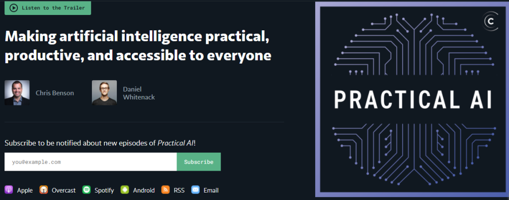 Podcast về Học máy - Practical AI