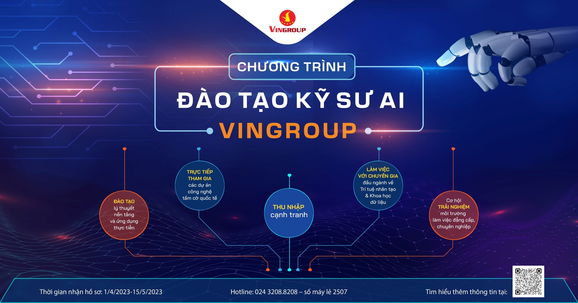 Chương trình đào tạo kỹ sư AI của Vingroup tuyển sinh năm thứ 4