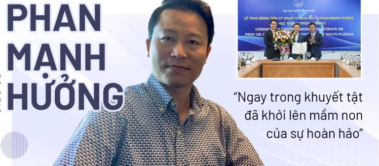 Giáo sư Phan Mạnh Hưởng: “Ngay trong khuyết tật đã khởi lên mầm non của sự hoàn hảo”