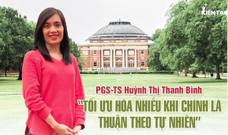 PGS-TS Huỳnh Thị Thanh Bình “Tối ưu hóa nhiều khi chính là thuận theo tự nhiên”