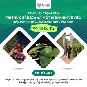 Tầm quan trọng của tri thức bản địa và một điển hình về việc bảo tồn tri thức sử dụng thực vật của người Cơ Tu