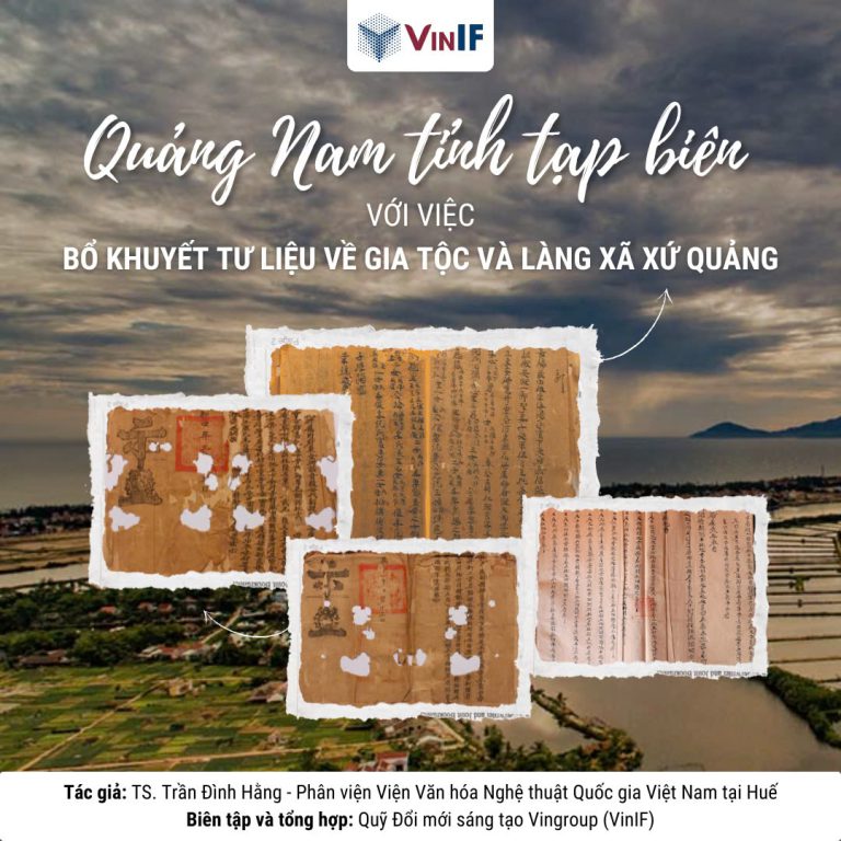 Quảng Nam tỉnh tạp biên: Bổ khuyết tư liệu về gia tộc và làng xã xứ Quảng